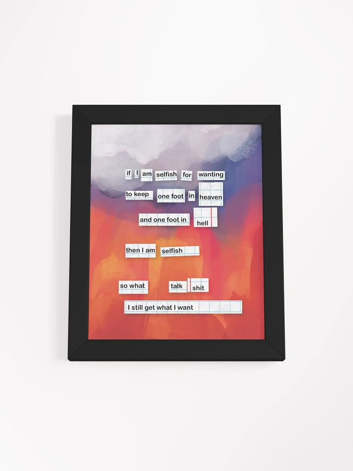 Heaven & Hell Framed Art Print product image (1)