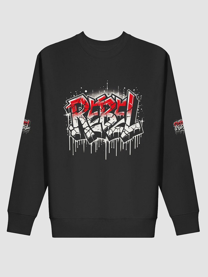 REBEL | Urban Graffiti Tag T-Shirt for Skaters and Outlaws product image (2)