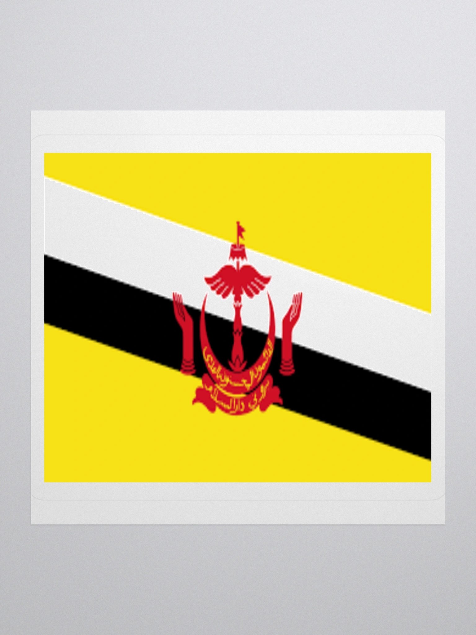 Exclusive Brunei Flag Kiss-Cut Stickers - High-Quality Vinyl, Multiple Sizes product image (1)