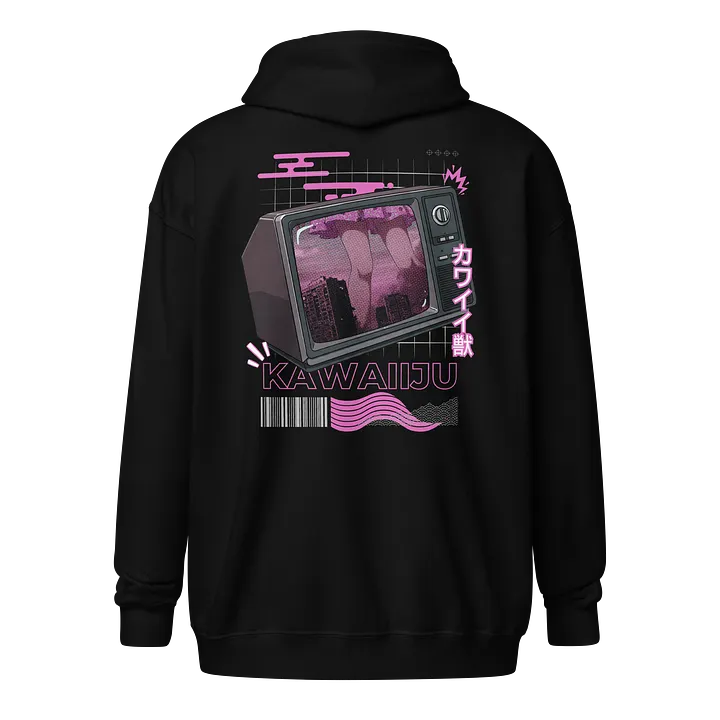 Kawaiiju TV Zip Hoodie product image (1)