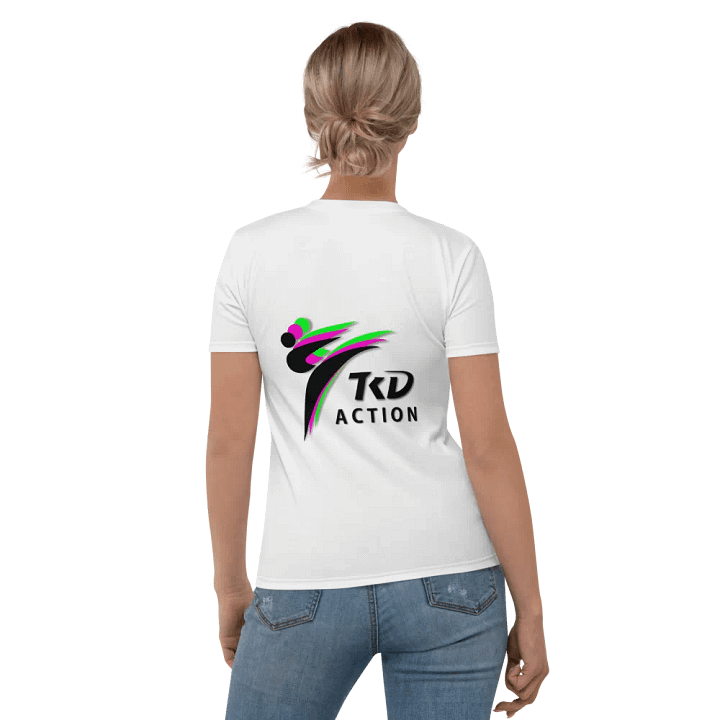TKD Action Print Women's Crew Neck T-Shirt product image (1)