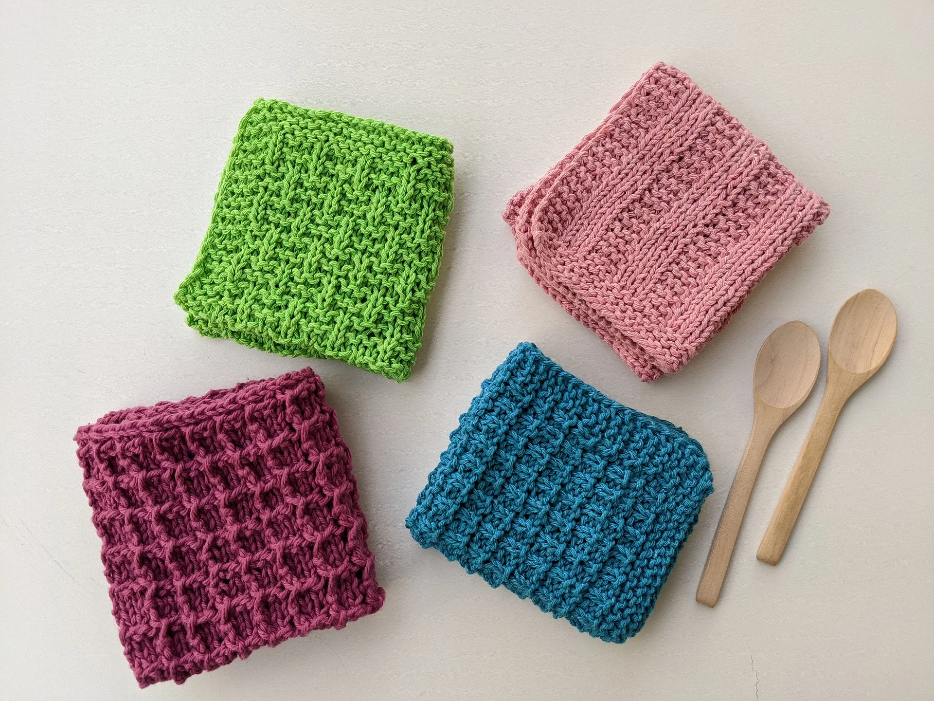 Knit Kitchen Towel Patterns (4 pcs Set) product image (10)
