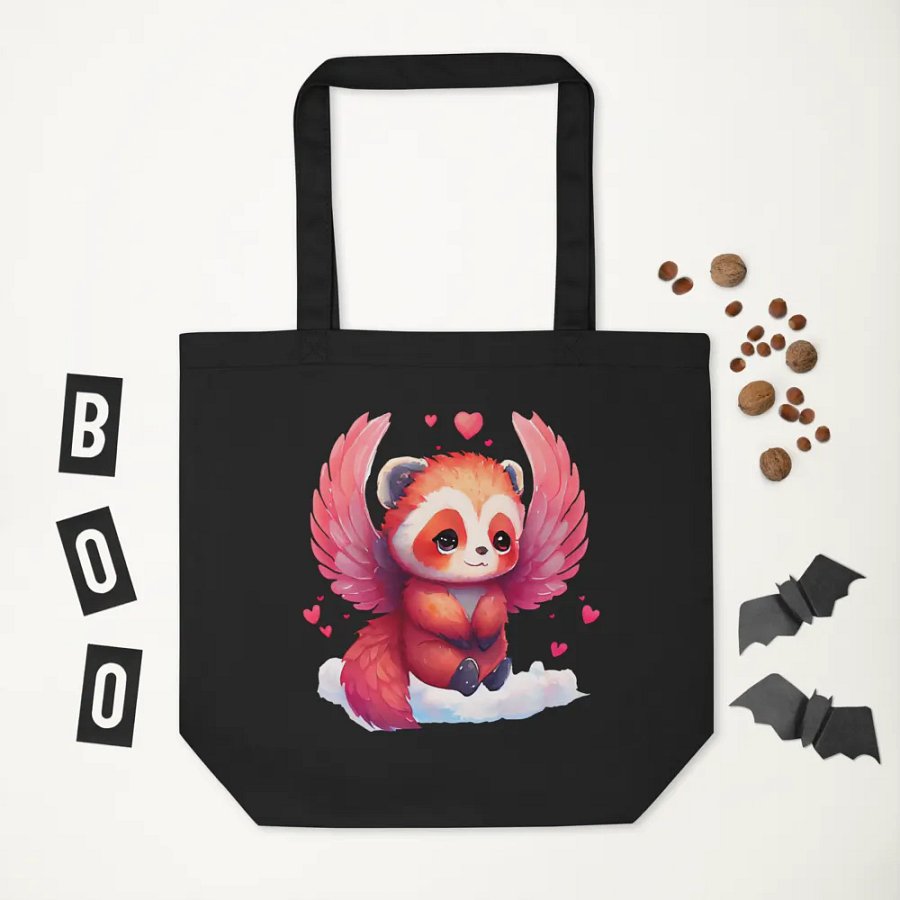 Love-Struck Red Panda Eco Tote product image (12)
