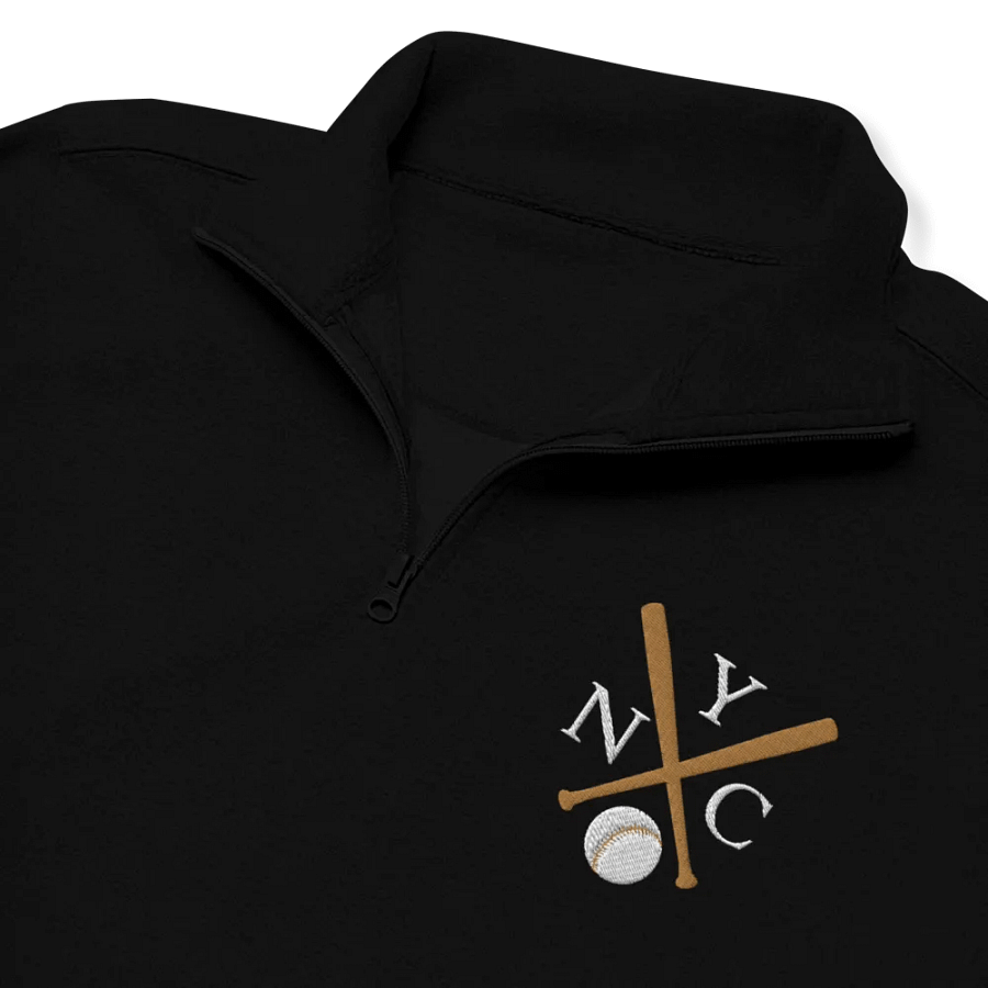 NYC Baseball Embroidery Half Zip product image (3)