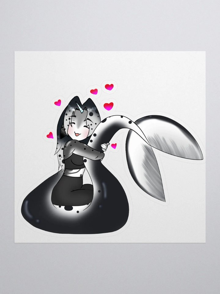 Nora Tail Snuggle Sticker product image (1)