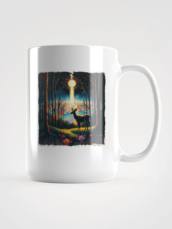 Radiant Cityscape Deer Mug product image (1)