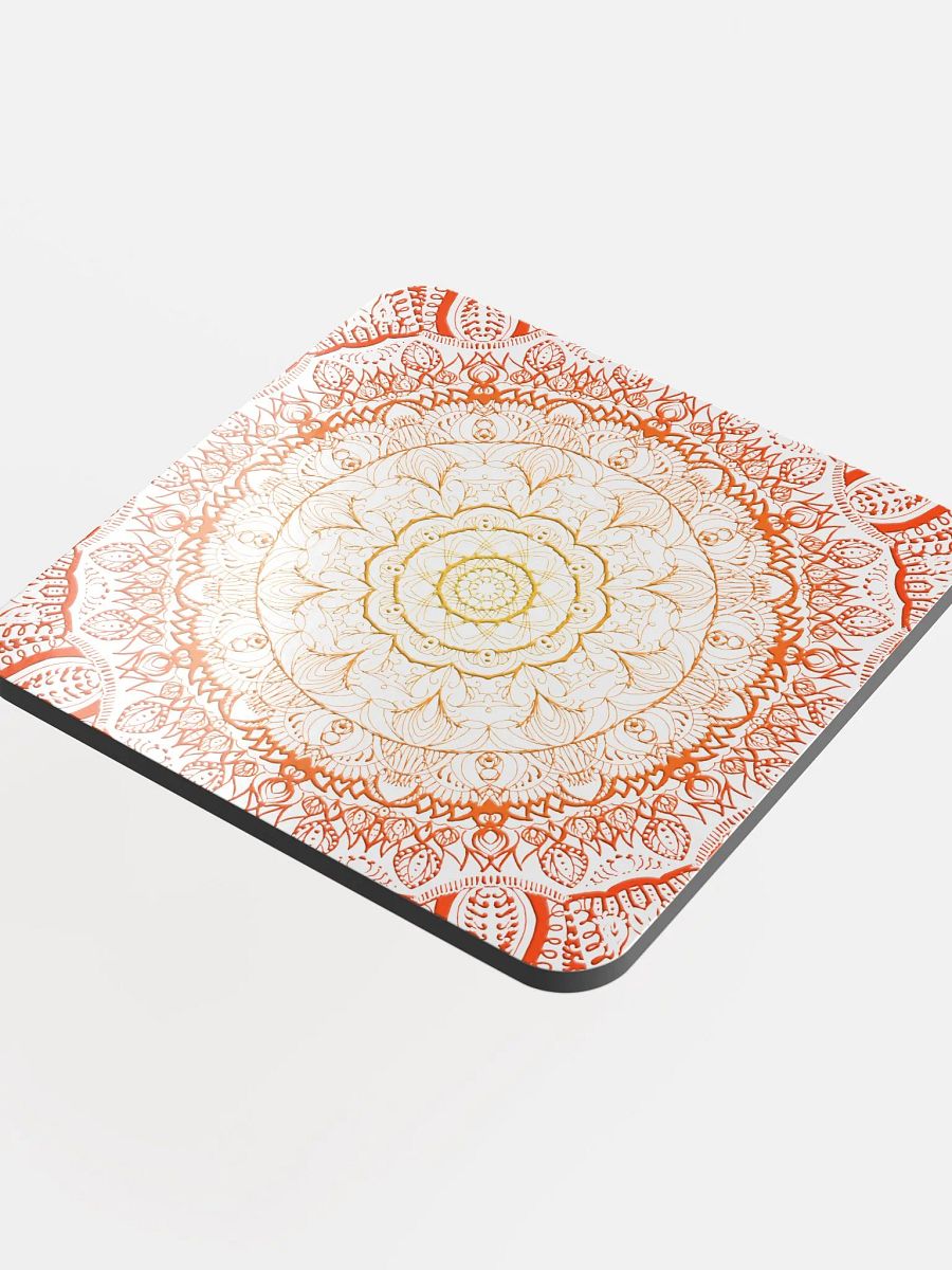 Mandala Harmony Glossed Cork Coaster product image (4)