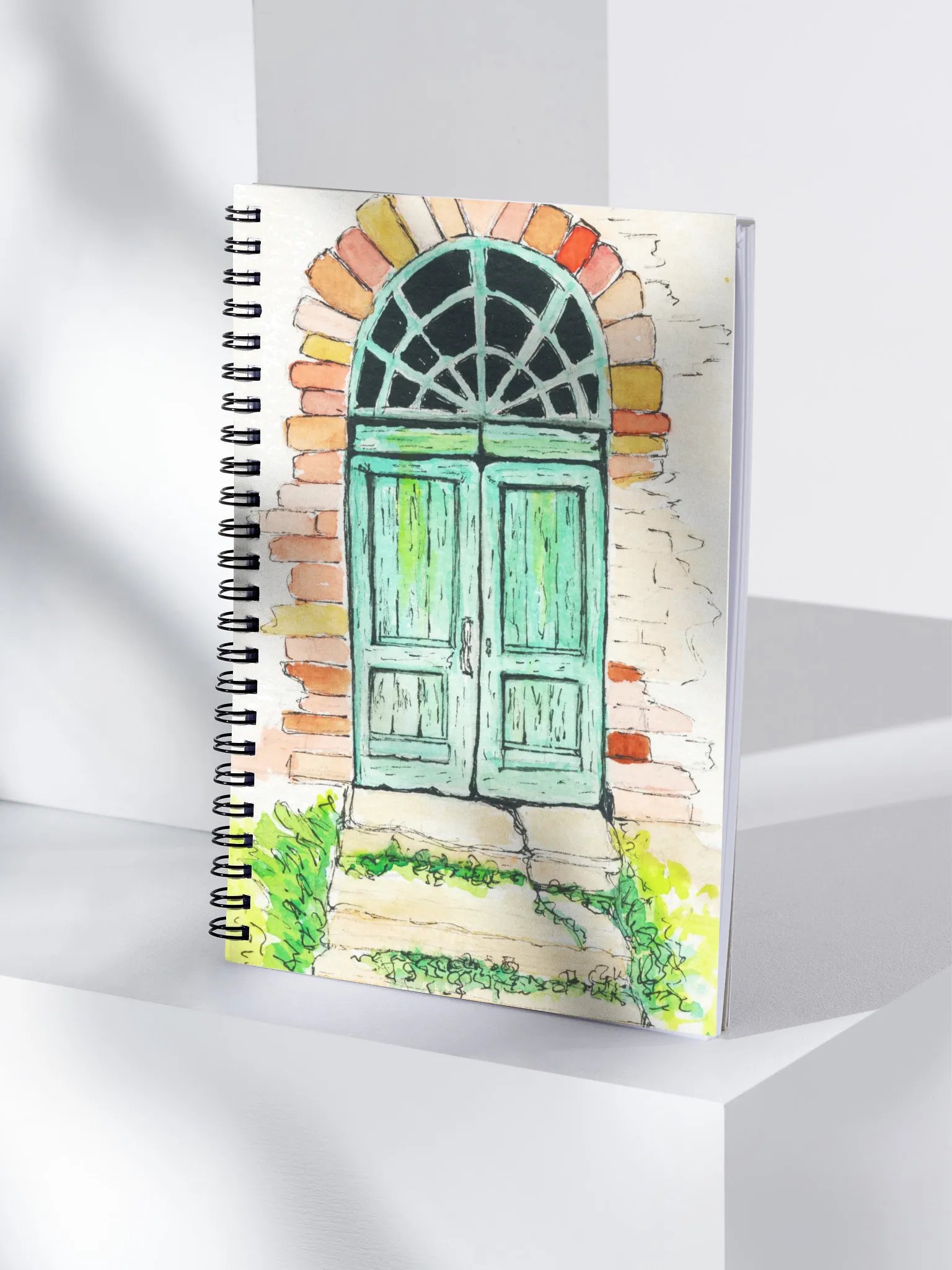 Double Door Arch Blank Journal product image (1)