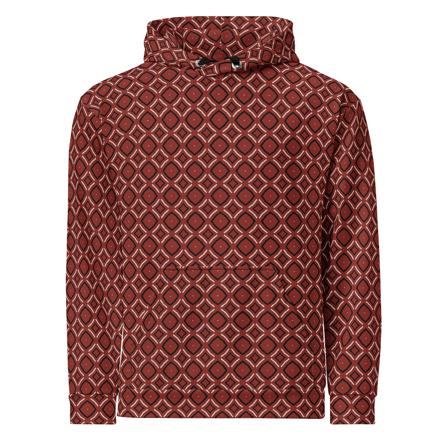 Bumble Delight Geometric Allover Print Hoodie for Men and Women product image (1)