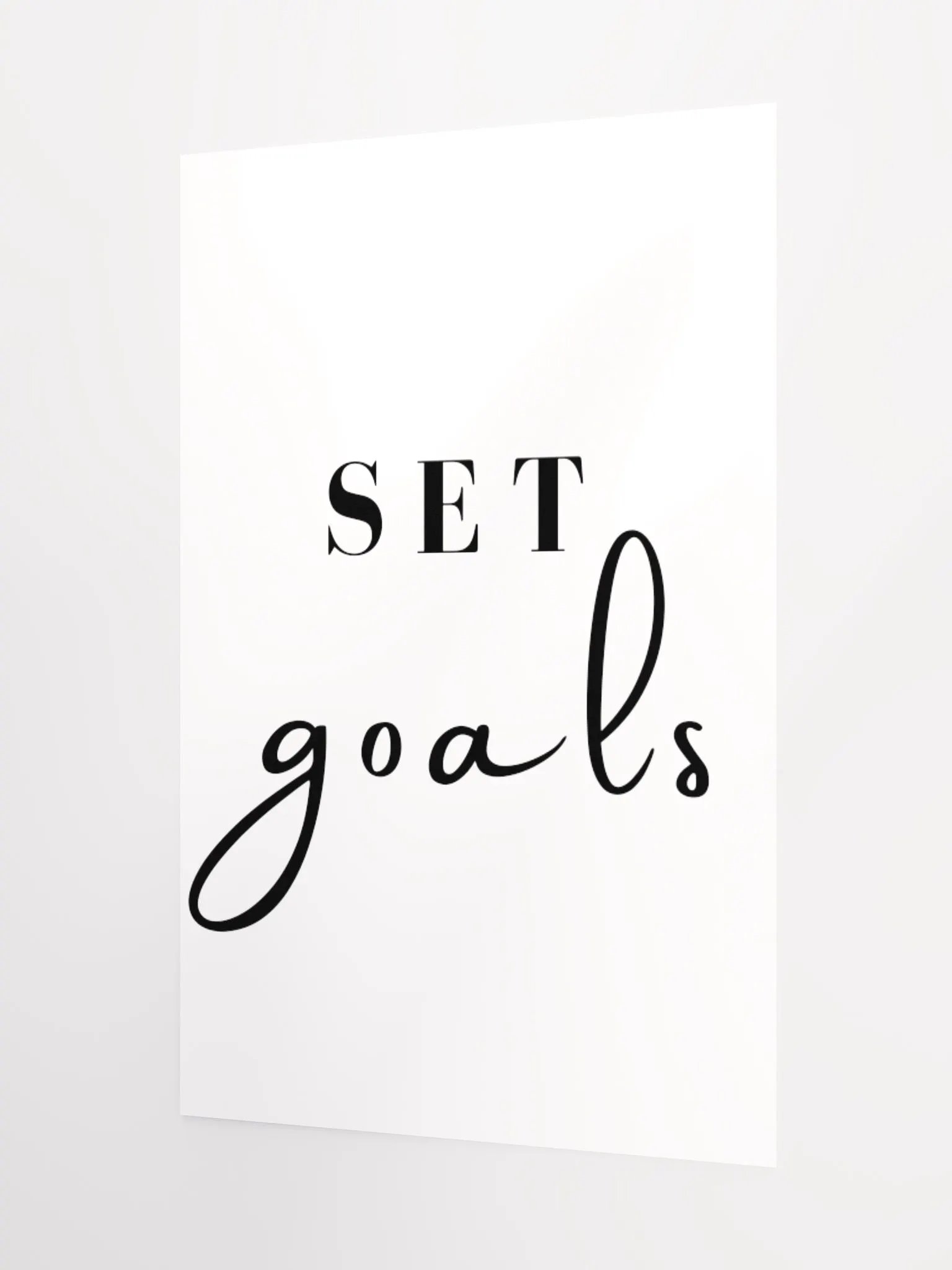 Set Goals Poster product image (7)