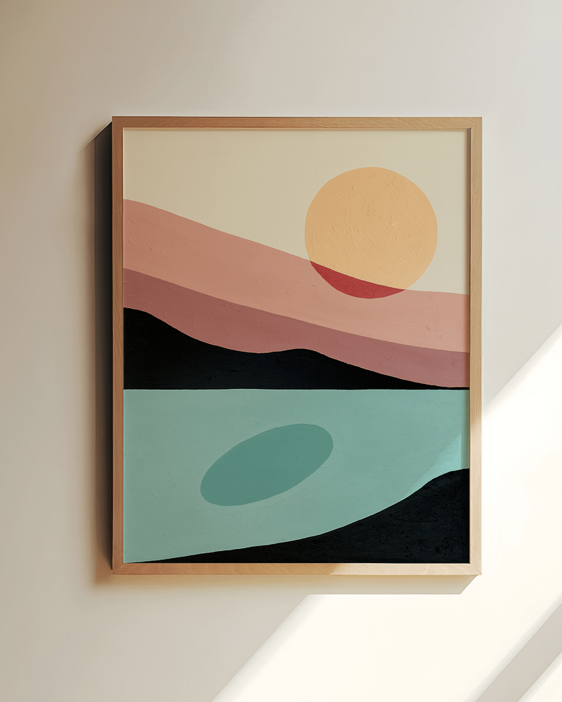 Mountain Sunset Print