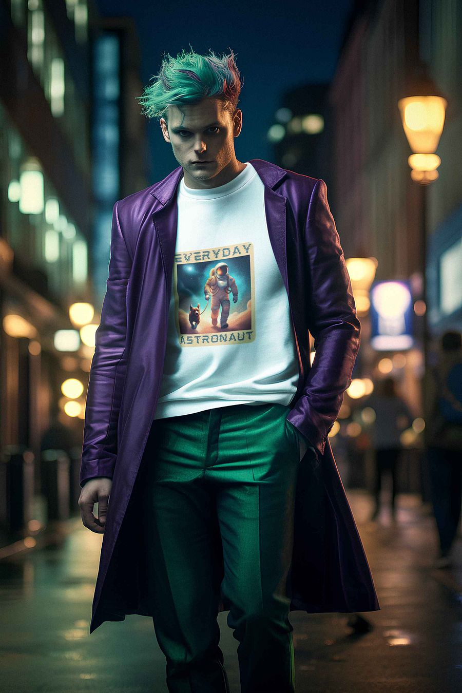 Everyday Astronaut Walking the Dog Unisex Sweatshirt product image (25)