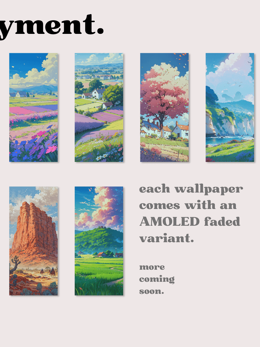 Enjoyment Amoled Fade Wallpaper Pack product image (7)