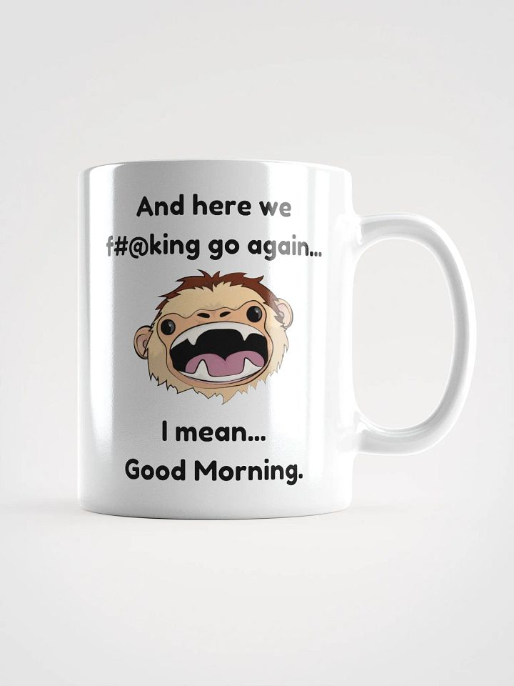 CENSORED (Grawlix) Here we f#@king go again... White Mug product image (1)