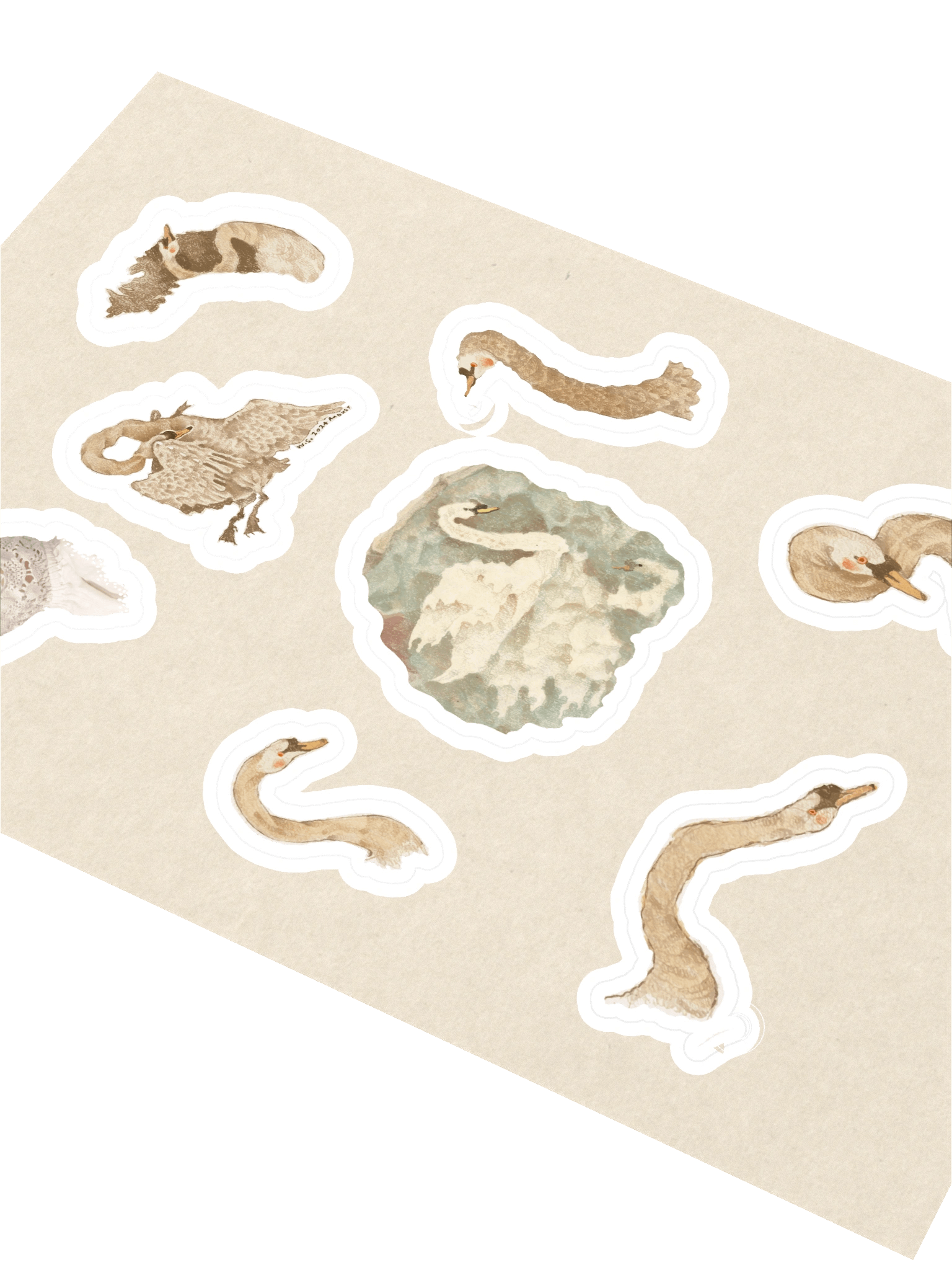 Schwäne 2024 stickersheet product image (2)