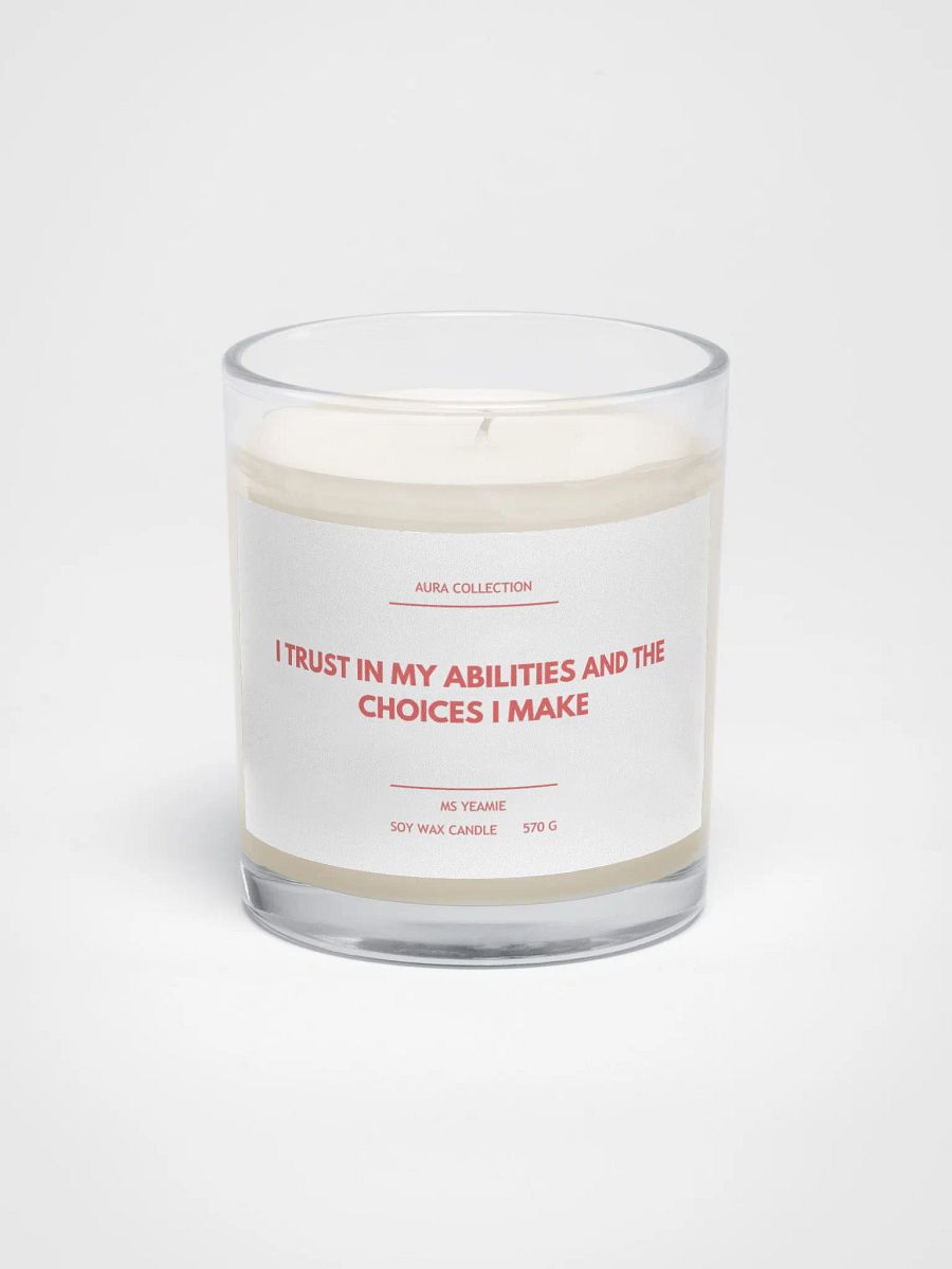 AURA COLLECTION Soy Wax Candle: Trust Your Abilities product image (1)