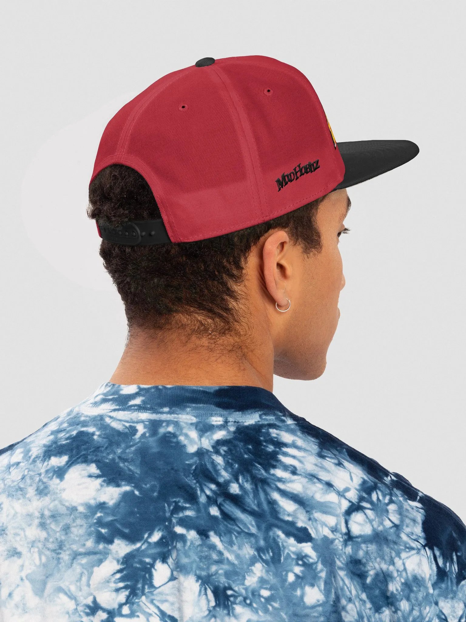 Psychedelic Psilocybin Red/Black Snapback product image (8)