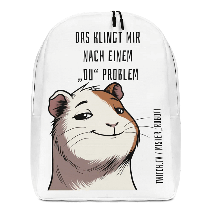 "Du" Problem Rucksack product image (1)