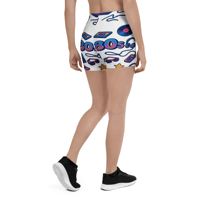 80s Retro Vibes All-Over Print Shorts product image (2)