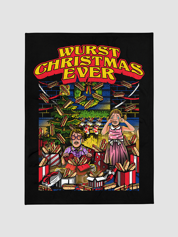 Wurst Christmas Ever Throw Blanket product image (2)
