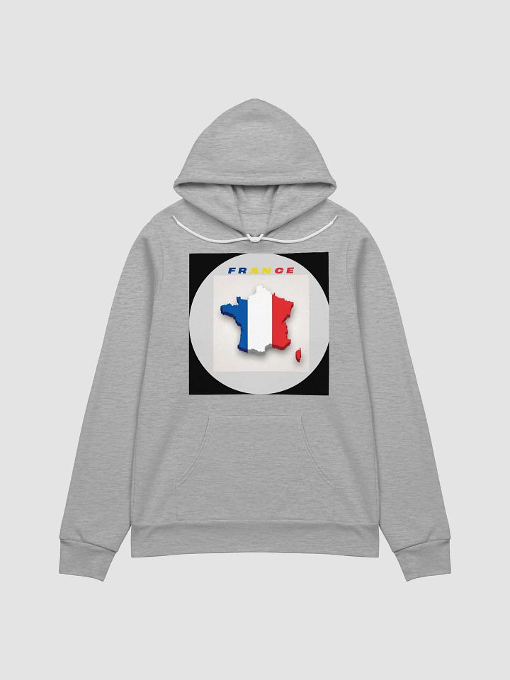 France Map Bella+Canvas Supersoft Hoodie product image (1)