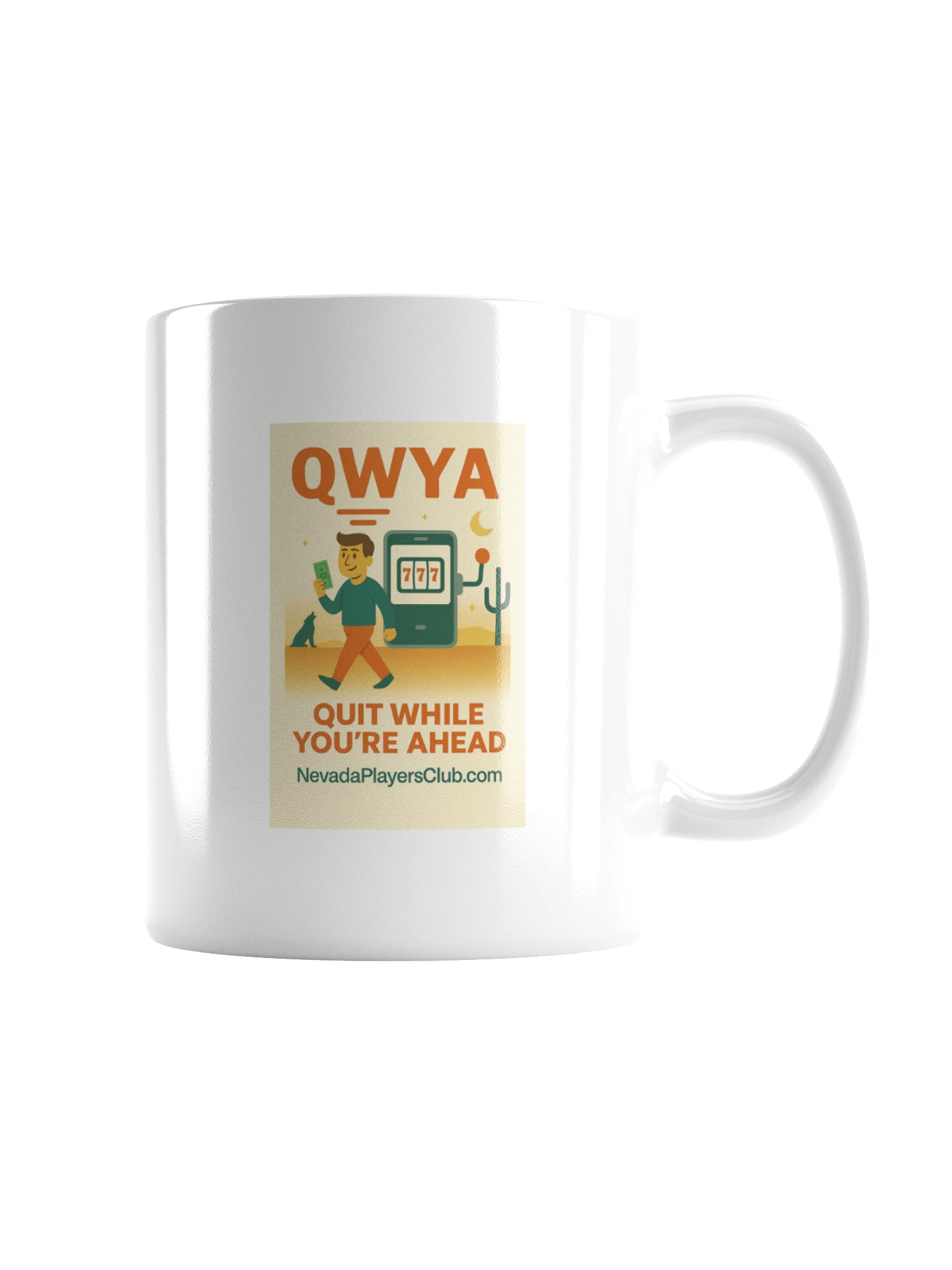 White Quit While You're Ahead Mug - Alt Version 2 product image (2)
