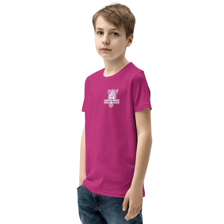 Youth Handler-Helper Logo (White on Dark) Tee product image (4)