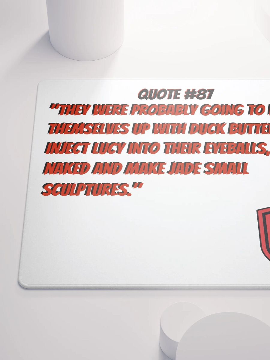 Quote #87 Gaming Mouse Pad - LightMode product image (10)