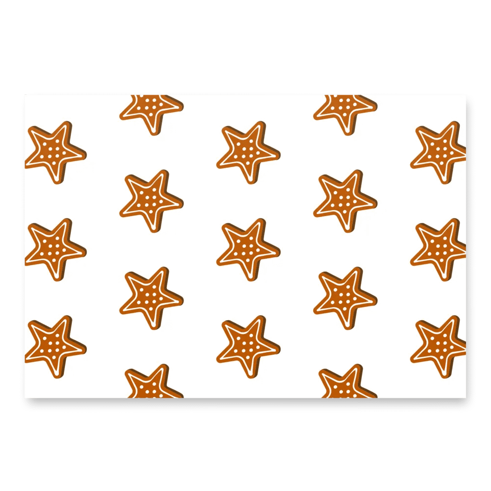 Gingerbread Star Wrapping Paper product image (3)