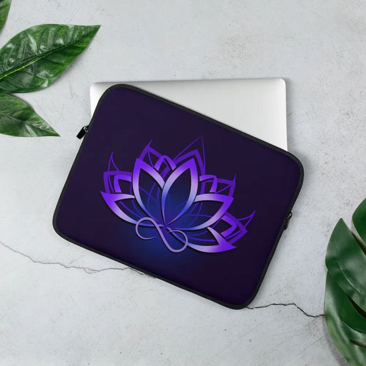 Flexxfinity Lotus Laptop Sleeve Dark product image (2)