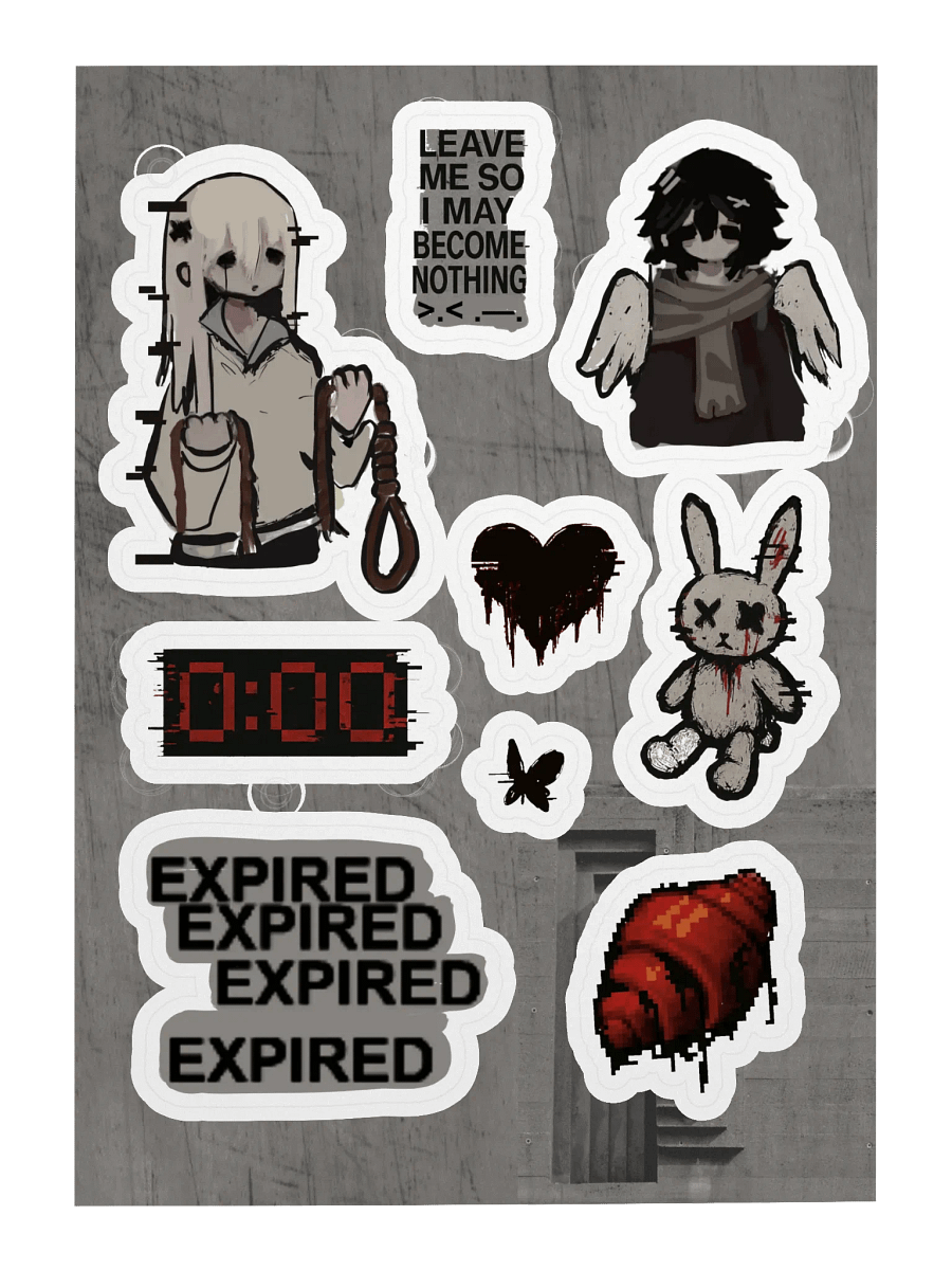 Cursed Croissant Sticker Pack product image (3)