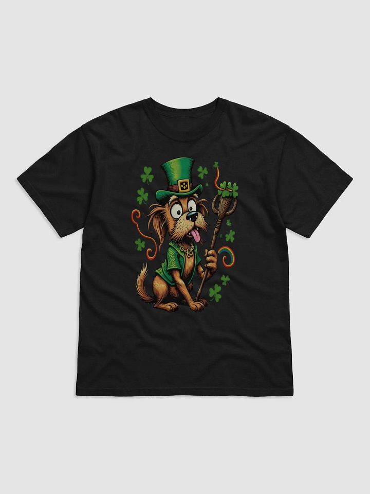 Lucky and Lit St. Patrick's Day Dog T-Shirt – Fun Irish Celebration Design product image (1)