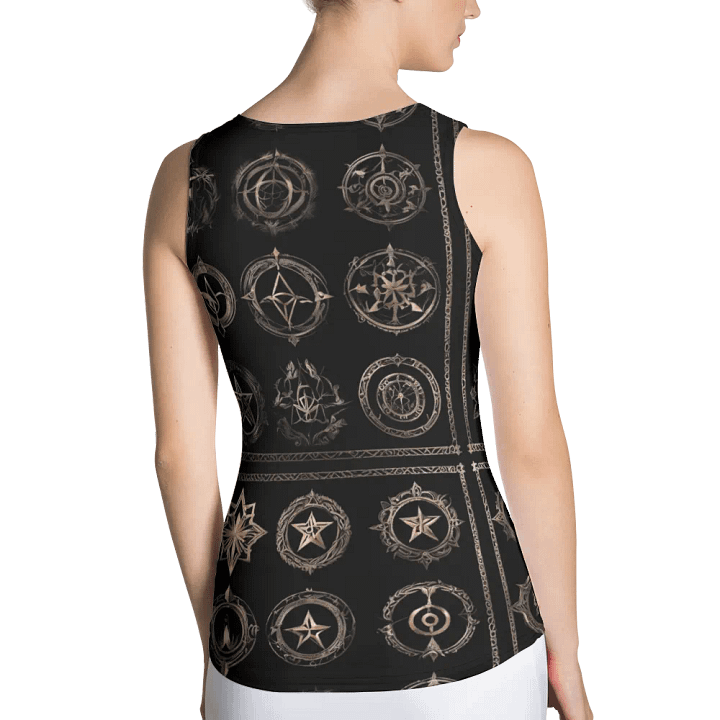 Black and Gold Symbology Tank Top product image (2)