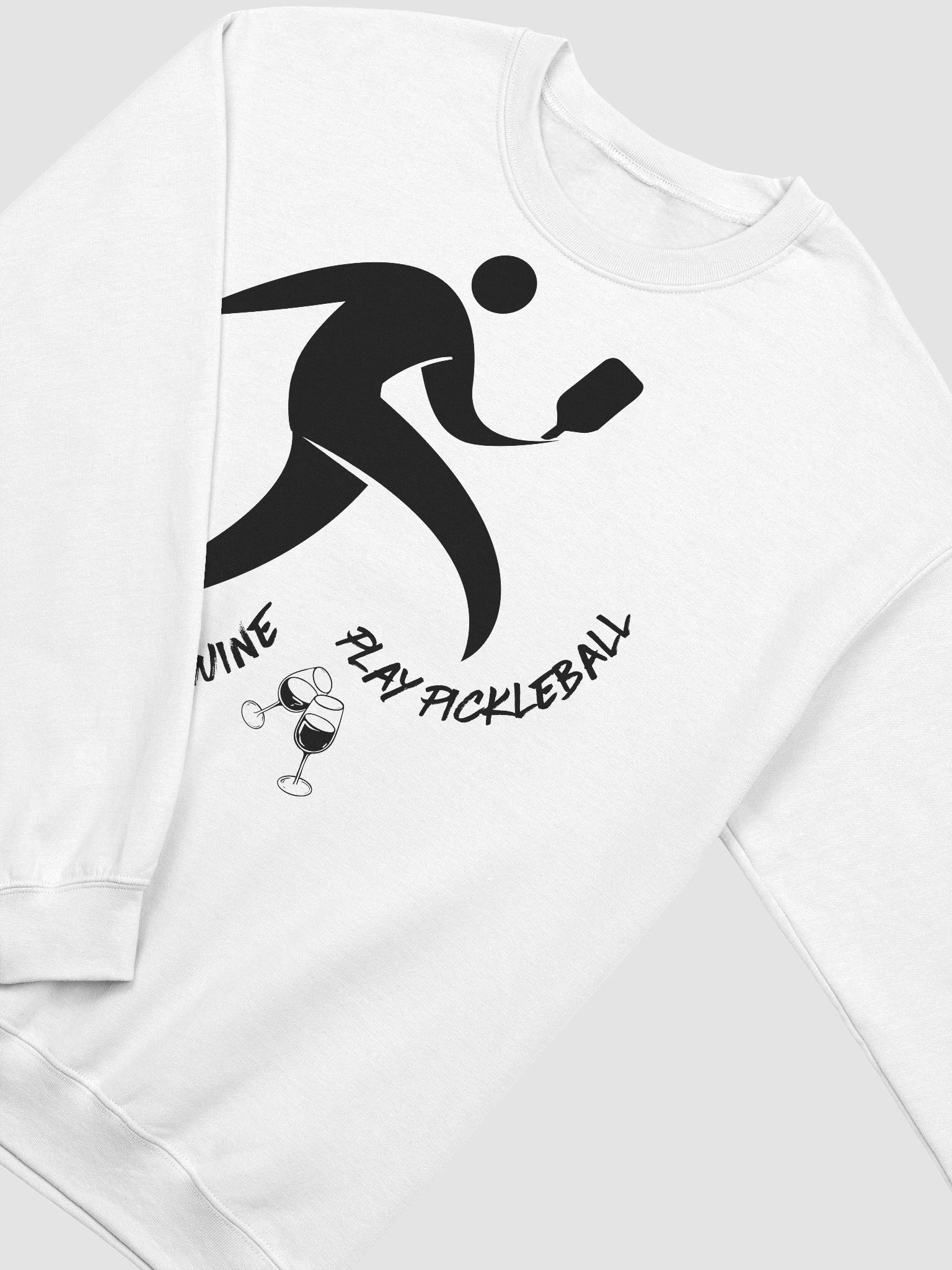 Smash and Wine, Play Pickleball Unisex Gildan Classic Crewneck Sweatshirt product image (16)