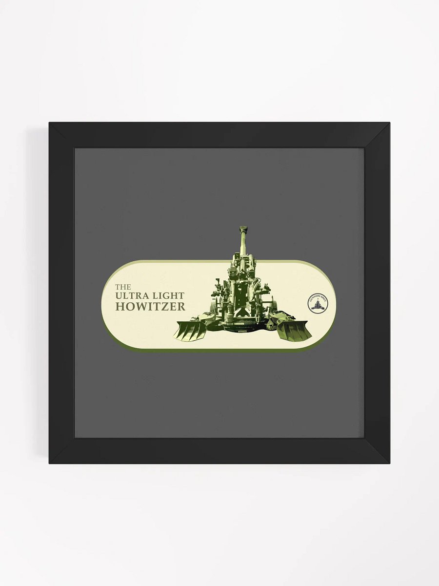 The Ultralight Howitzer (framed print) product image (3)