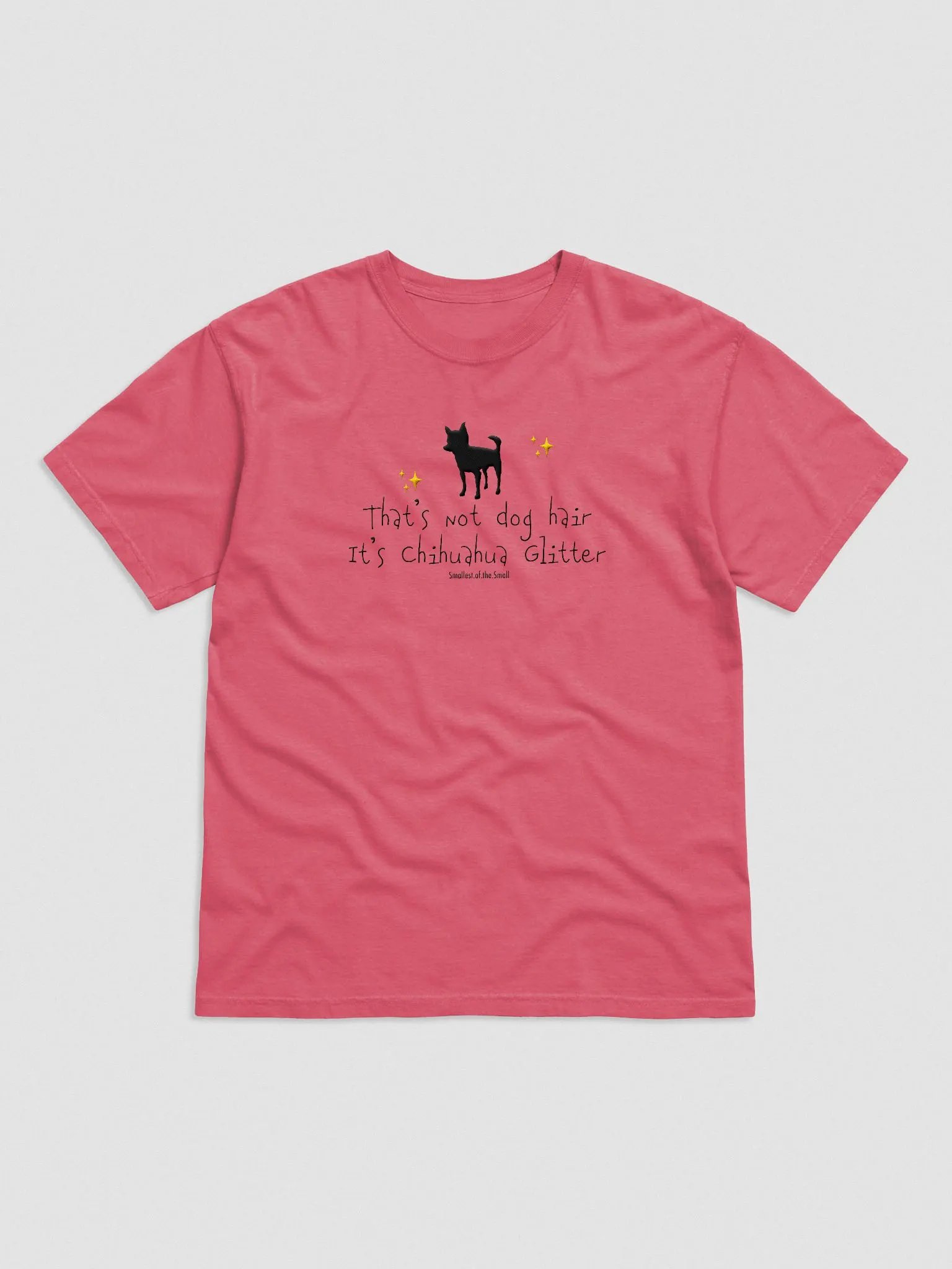 Chihuahua Glitter Cotton T-Shirt product image (1)