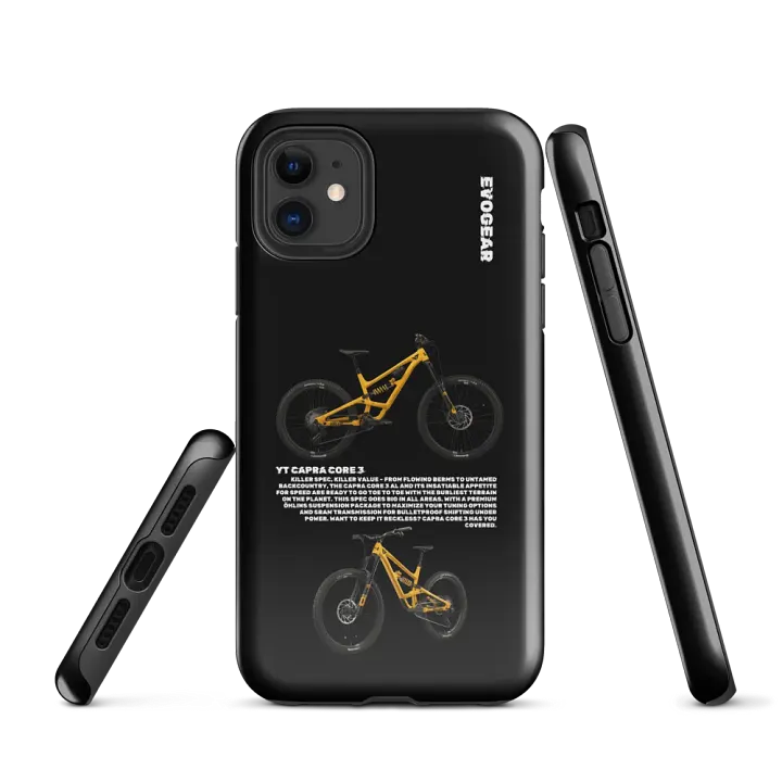 Black YT Capra Core 3 iPhone Case product image (1)