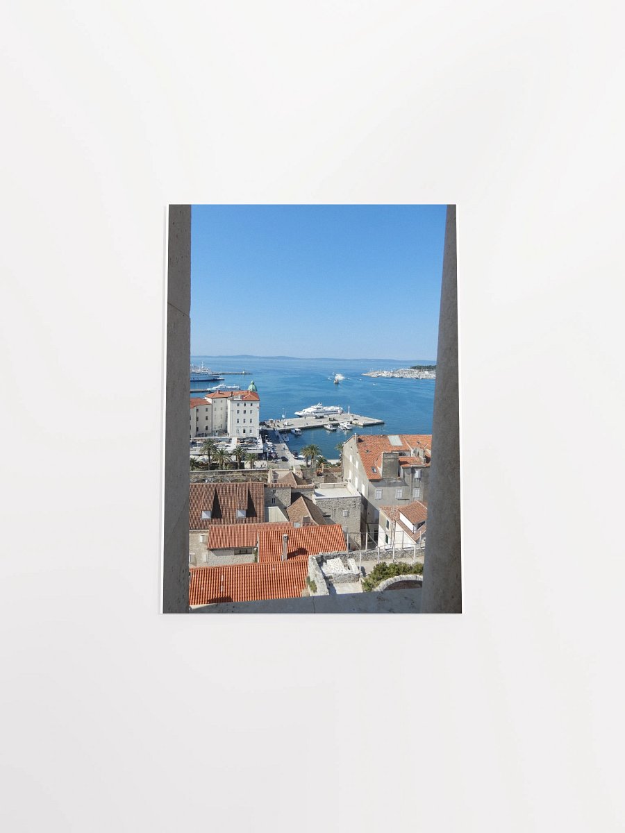 Split - Port of Split from Saint Domnius Bell Tower - print/poster product image (13)
