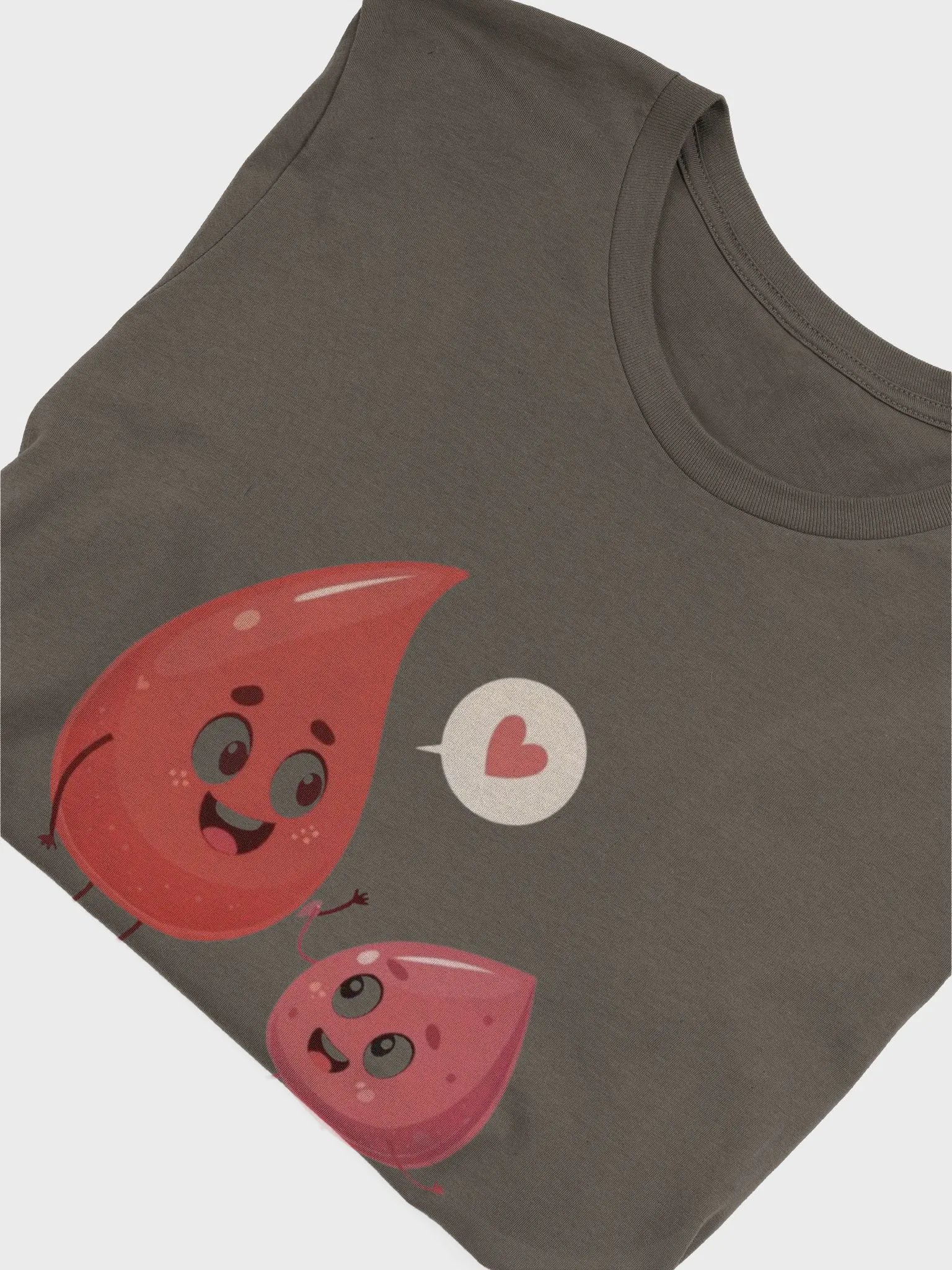 Cheerful Blood Drops Cartoon T-Shirt product image (53)