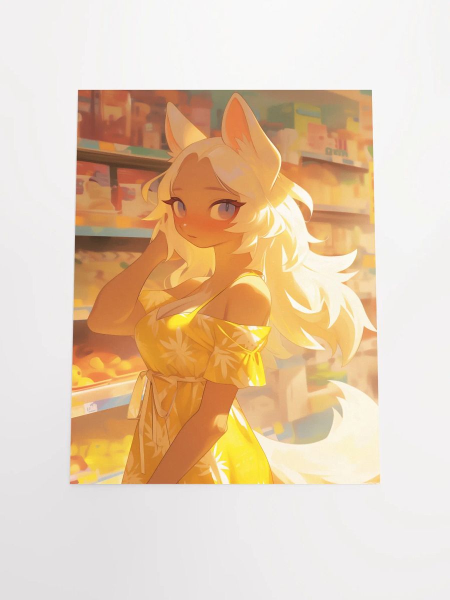 Anthro Fox in a Summer Dress Poster product image (7)