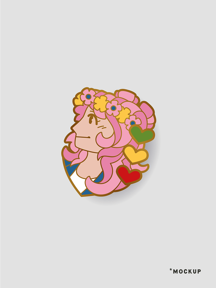 *PREORDER* LDShadowLady - Hard Enamel Pin product image (2)
