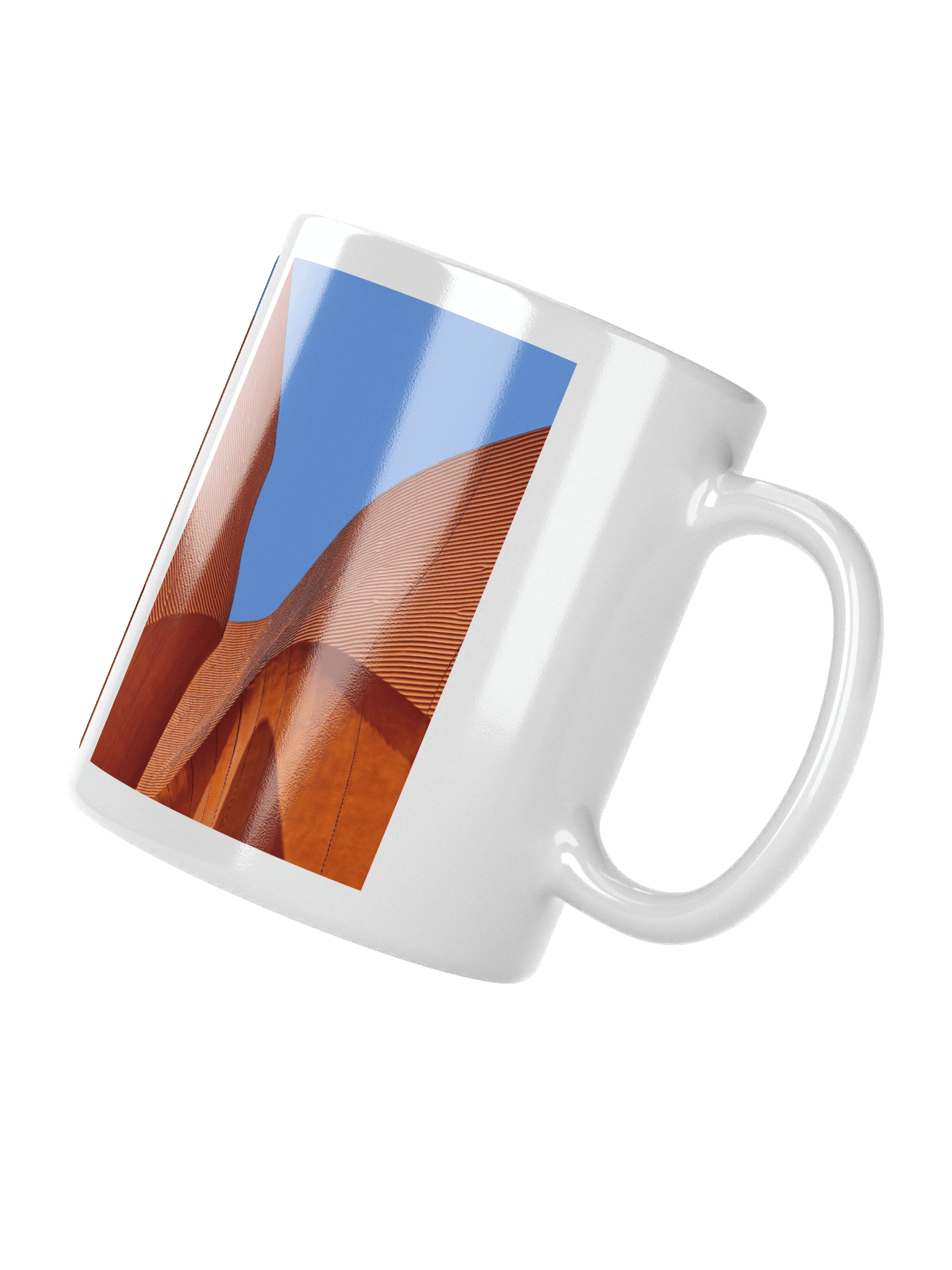 Modern Abstract Architecture Curved Facade Coffee Mug product image (3)
