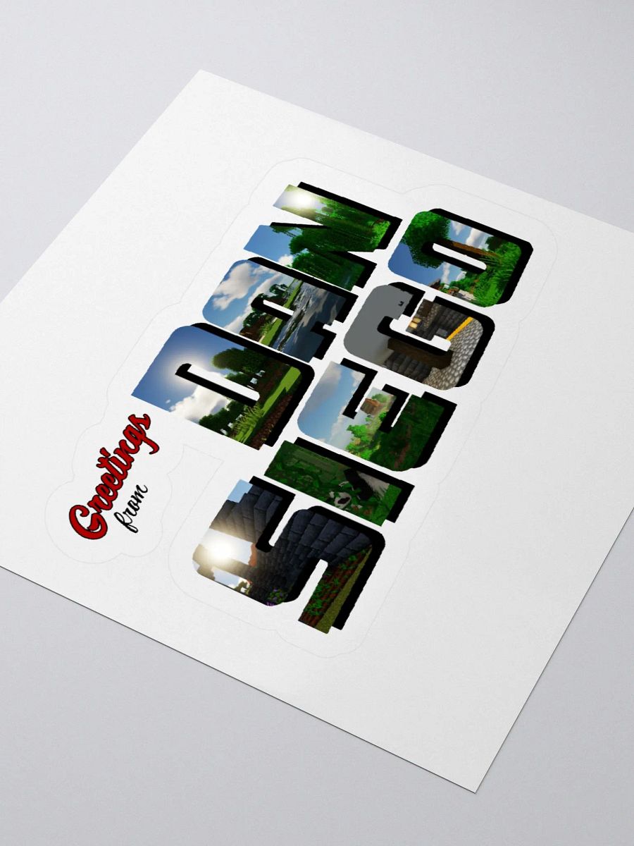 "Greetings from Dan Siego" Sticker product image (3)