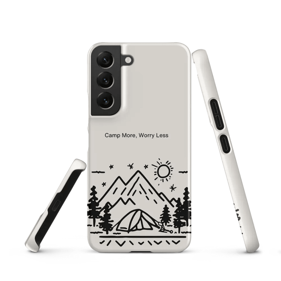 Camp More, Worry Less Samsung Case product image (2)