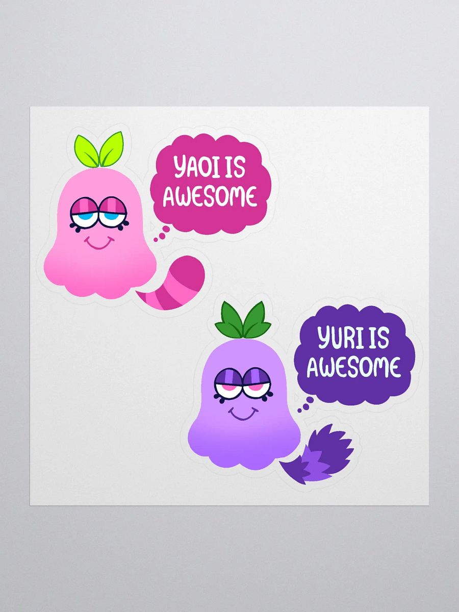 Yaoi + Yuri is Awesome Sticker Set product image (1)