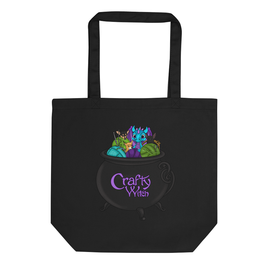 Crafty Witch logo tote bag featuring the doggies product image (1)