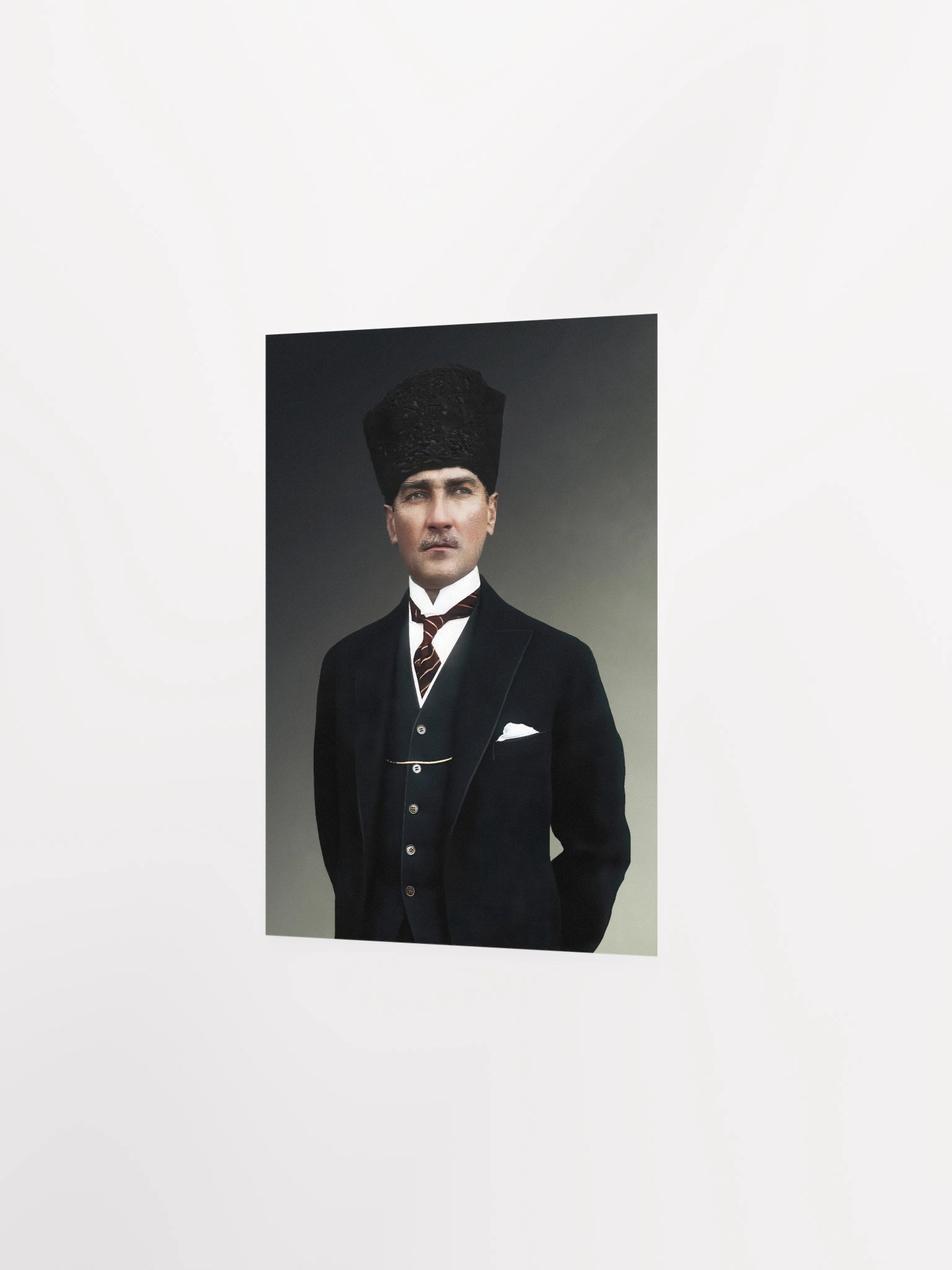 Mustafa Kemal Atatürk photo poster, 1930s — Turkish Leader wall art for office product image (8)
