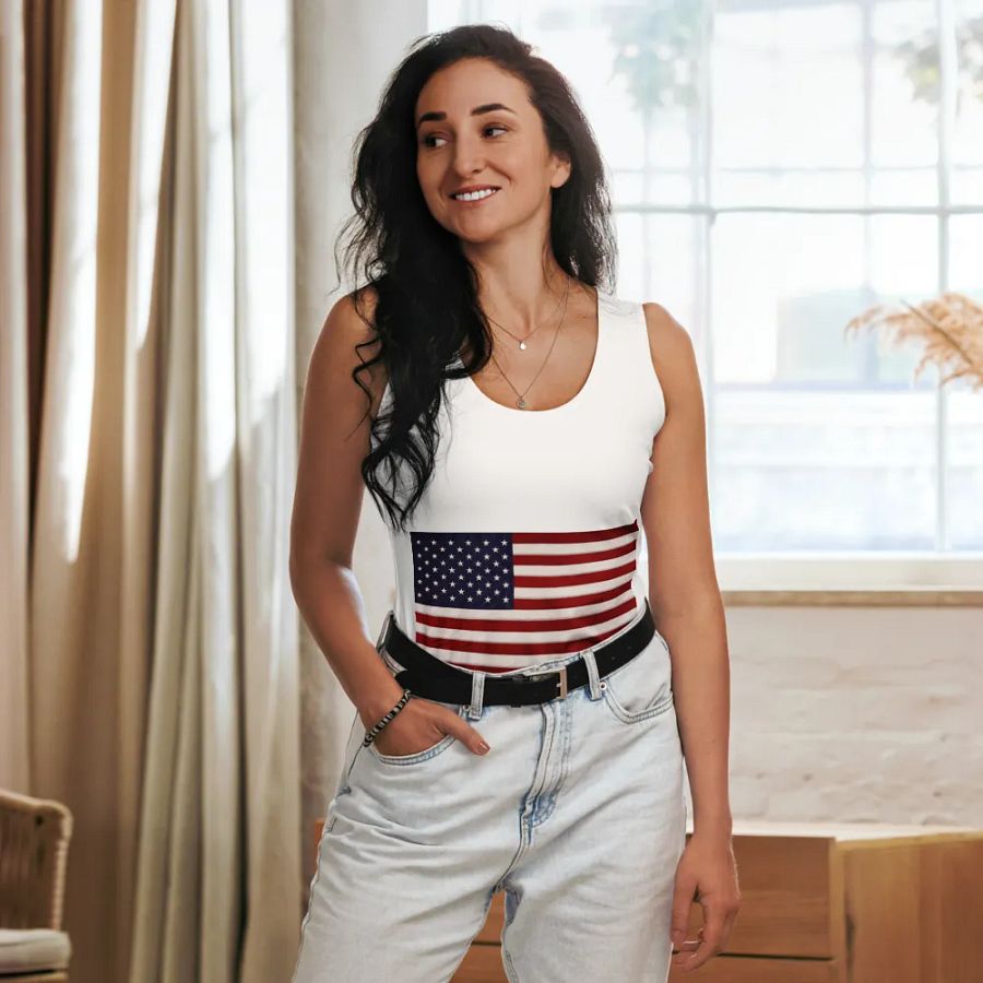 US Flag Womans Premium Vest product image (8)
