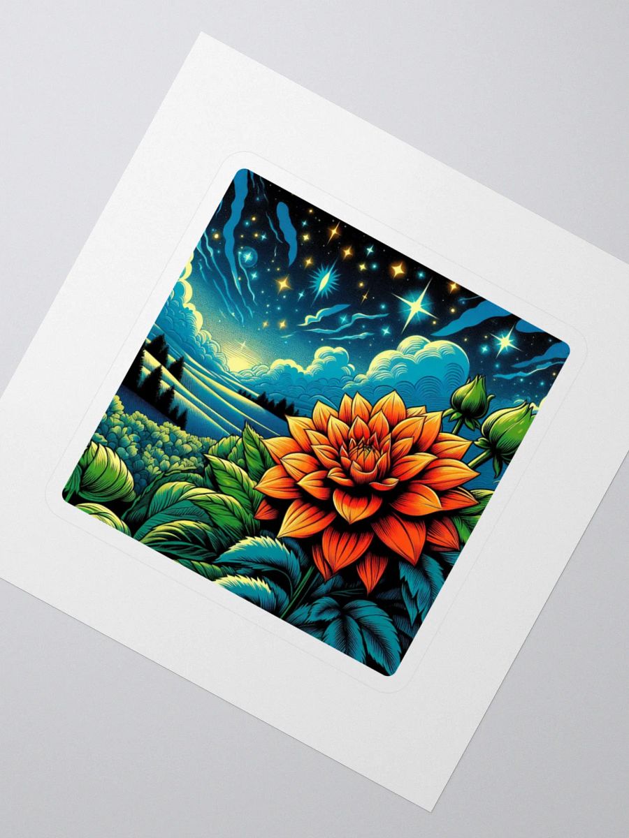 Dreamy Night Flower Stickers product image (2)