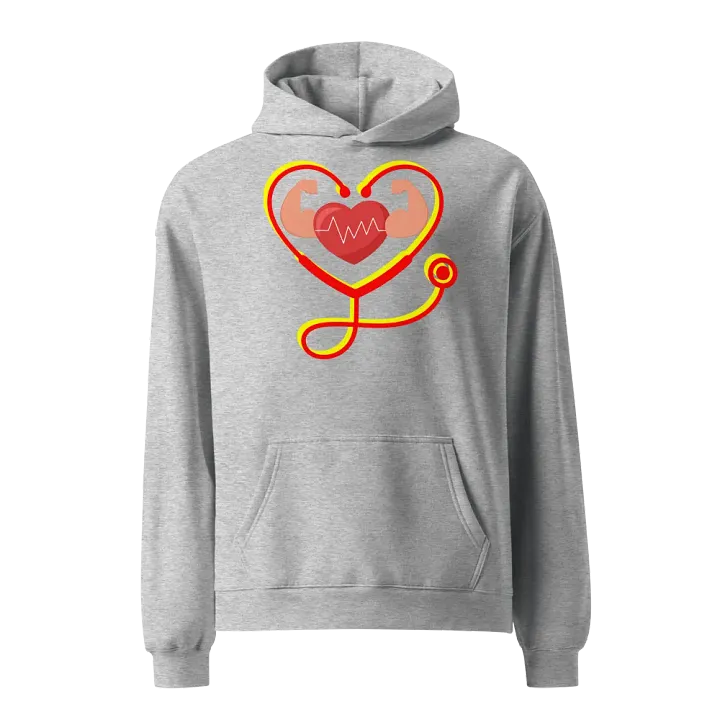 Heartbeat Flex Oversized Hoodie product image (2)